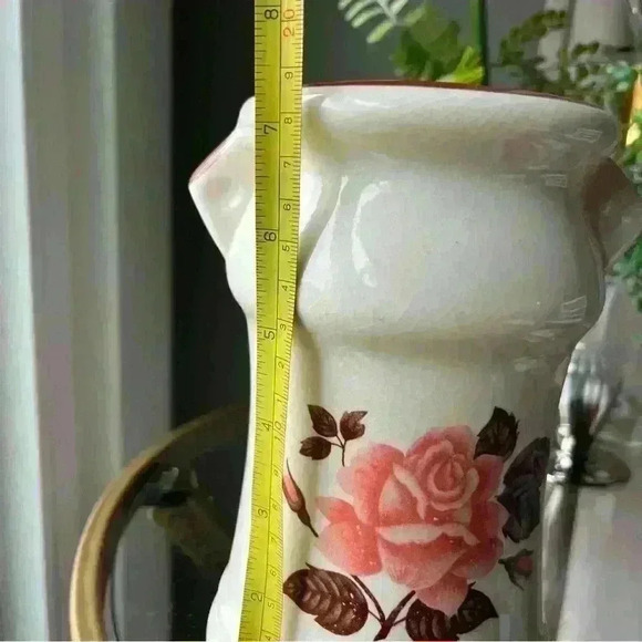 Vintage Boho Double Handle Ceramic Vase - Picture 10 of 11